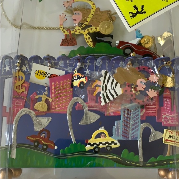 Fanciful Flights Mail Caddy With Letter Opener - Picture 1 of 8